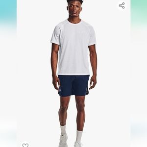 Under Armour 7" Launch Stretch Woven Run Shorts, like new!